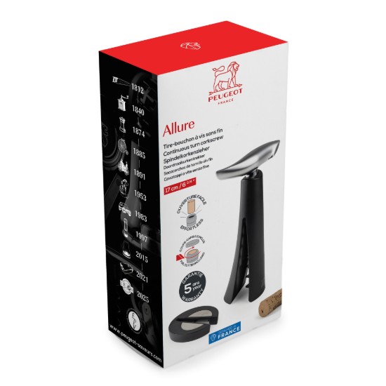 Dugóhúzó, 17 cm, "Allure", Black - Peugeot