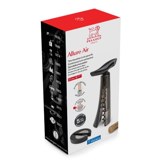 Dugóhúzó, 17 cm, "Allure Air", Grey - Peugeot