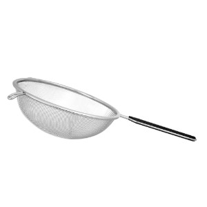 Szűrő, rozsdamentes acél, 22 cm - Zokura