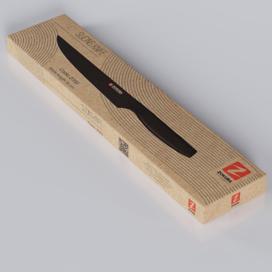 Szeletelő kés, rozsdamentes acél, 20 cm - Zokura