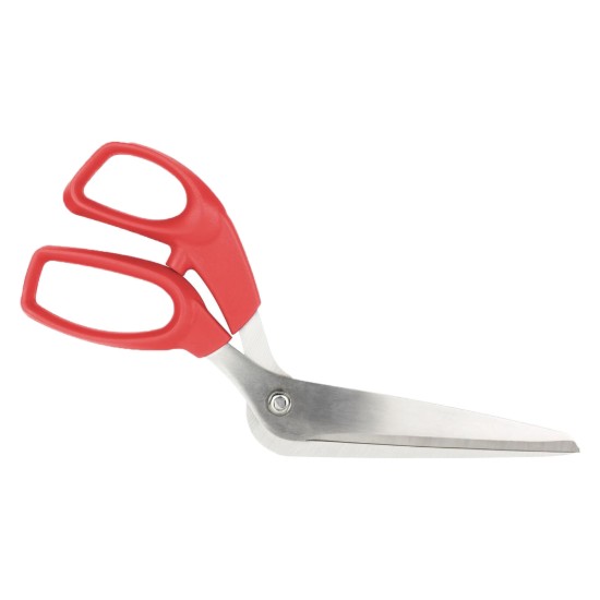 Pizzavágó olló, rozsdamentes acél, 24 cm, "Rockingham Forge", piros - Grunwerg