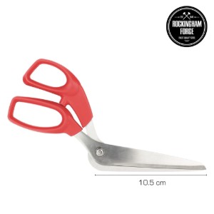 Pizzavágó olló, rozsdamentes acél, 24 cm, "Rockingham Forge", piros - Grunwerg