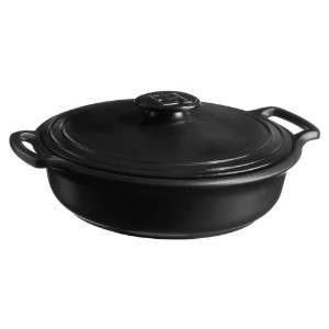 Braiser tepsi, kerámia, 33,5 cm/4 l, "Sublime +", Slate - Emile Henry