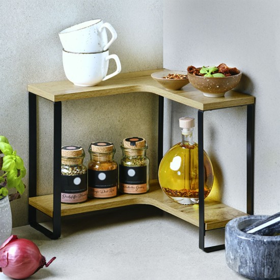 Konyhai sarokpolc, MDF, 30 x 30 x 28 cm - Kesper
