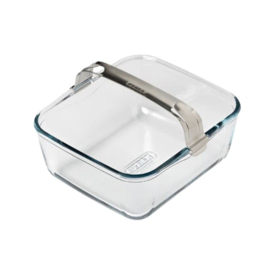 Airfryer tál, levehető fogantyúval, hőálló üveg, 20 x 18 cm / 2 L - Pyrex