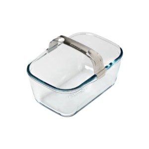 Airfryer tál, levehető fogantyúval, hőálló üveg, 20 x 14 cm / 1,5 L - Pyrex