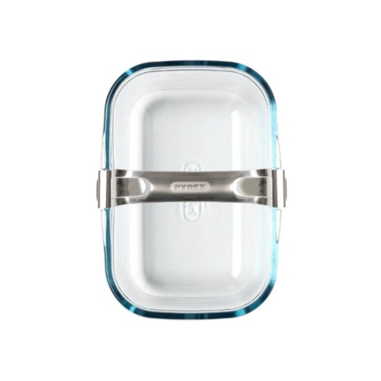 Airfryer tál, levehető fogantyúval, hőálló üveg, 20 x 14 cm / 1,5 L - Pyrex