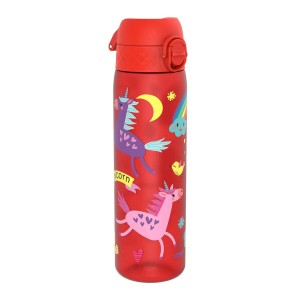 SLIM Gyermek vizespalack, újrahasznosítás, 500 ml, Red Unicorns - Ion8