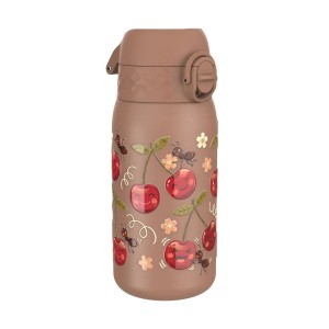 Gyermek vizespalack, rozsdamentes acél, 400 ml, Cherries - Ion8