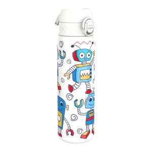 SLIM gyermek vizespalack, rozsdamentes acél, 600 ml, Robots - Ion8