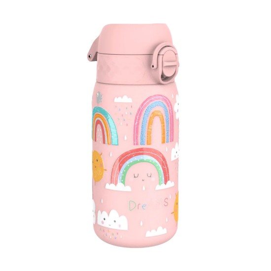 Gyermek vizespalack, rozsdamentes acél, 320 ml, Rainbows - Ion8