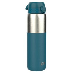 Vizes palack, rozsdamentes acél, 1,2 L, Deep Teal - Ion8