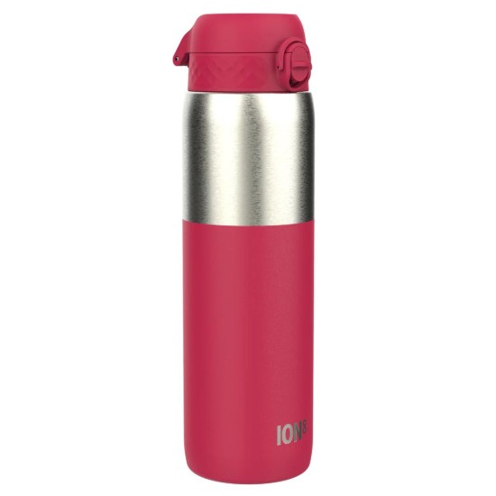 Vízpalack, rozsdamentes acél, 1,2 L, Viva Magenta - Ion8