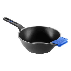 Wok serpenyő, alumínium, 28 cm, "Solid Pro" - Monix