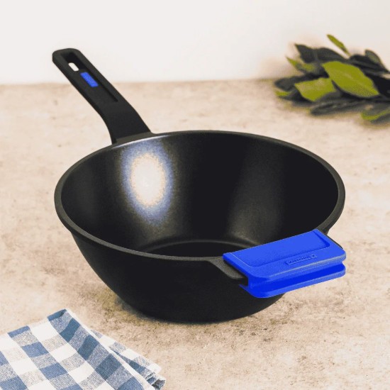 Wok serpenyő, alumínium, 28 cm, "Solid Pro" - Monix