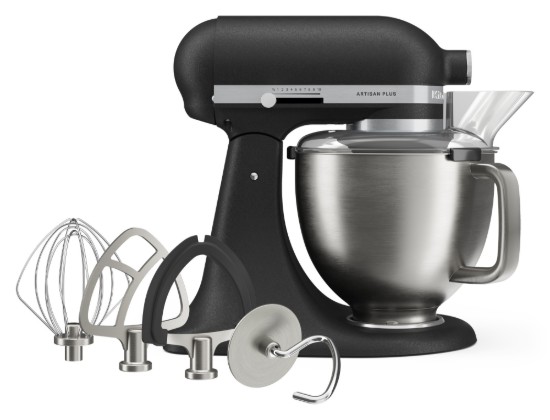Állványkeverő 4,7 literes tálal, Artisan Plus, Model 50, Öntöttvas fekete - KitchenAid
