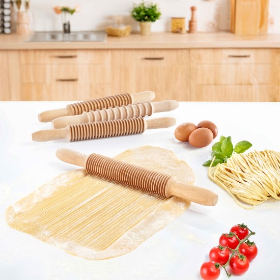 Tészta sodrófa, bükkfából, "Pappardelle" - Westmark