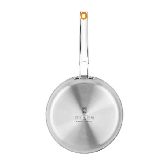 Serpenyő, rozsdamentes acél, 24 cm, "Efficient Inox" - BRA