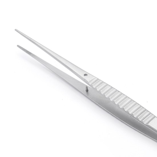 Egyenes csipesz, rozsdamentes acél, 16 cm - de Buyer