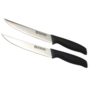 2 darabos steak késkészlet, rozsdamentes acél, 12,5 cm - Zokura