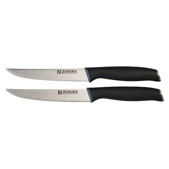 2 darabos steak késkészlet, rozsdamentes acél, 12,5 cm - Zokura