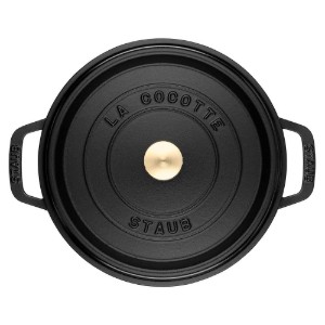 Cocotte főzőedény, öntöttvas, 30 cm/8.35L, Black - Staub