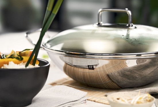 Wok serpenyő fedéllel, 32cm, "ZWILLING Plus" - Zwilling