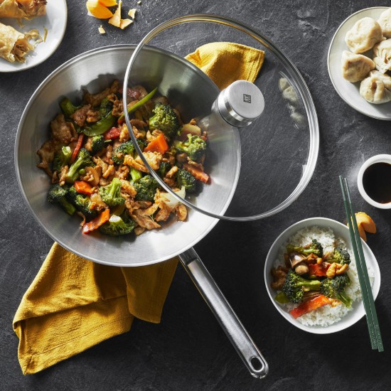 Zwilling Wok serpenyő fedővell 30 cm