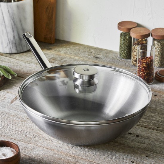 Zwilling Wok serpenyő fedővell 30 cm