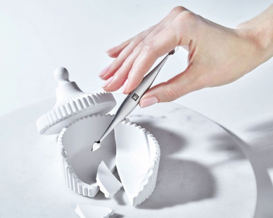 Kétvégű kuretta manikűrhöz, 125 mm, szatén rozsdamentes acél, TWINOX - Zwilling 