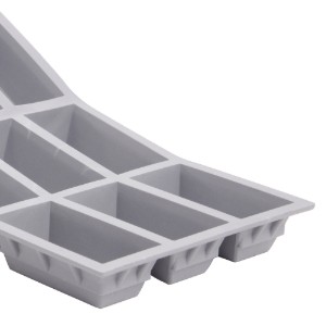 Szilikon forma 9 db téglalap alakú tortához, 30 x 17,5 cm - "de Buyer" márka