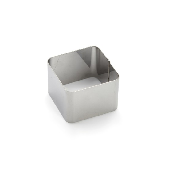 Szögletes tésztaforma, rozsdamentes acél, 5,6 x 5,6 cm - de Buyer