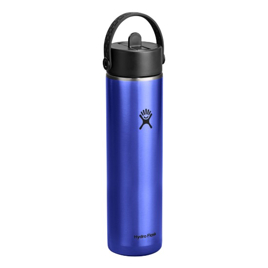 "Lightweight Straw" hőszigetelt palack, rozsdamentes acél, 710 ml, Sapphire Blue - Hydro Flask