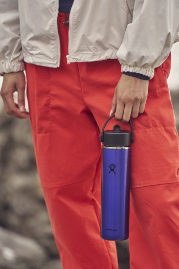 "Lightweight Straw" hőszigetelt palack, rozsdamentes acél, 710 ml, Sapphire Blue - Hydro Flask