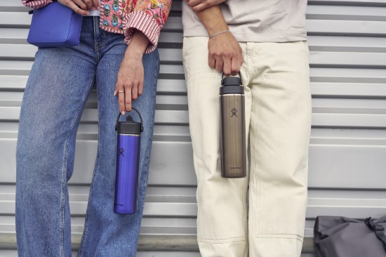 "Lightweight Straw" hőszigetelt palack, rozsdamentes acél, 710 ml, Sapphire Blue - Hydro Flask