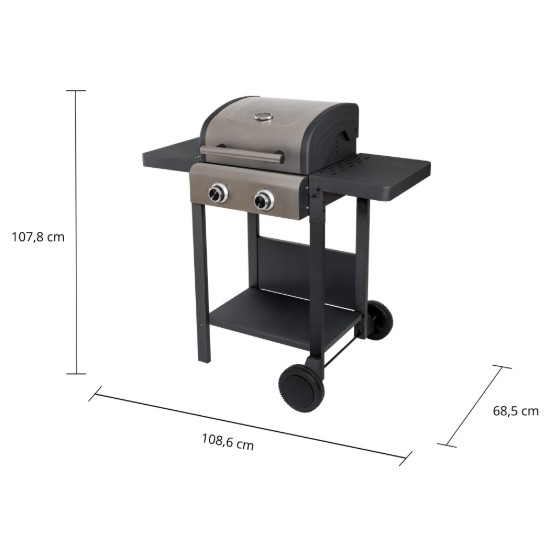 Kerti elektromos grill Buddy, 2600W - Unold