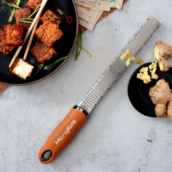 Klasszikus reszelő, sebészeti rozsdamentes acél, 32,5 cm, Cinnamon Orange - Microplane