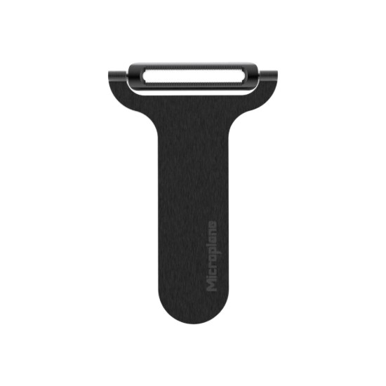 5 részes PVD bevonatú báreszköz-készlet, rozsdamentes acél, fa blokkal, "Style Line", Black - Microplane