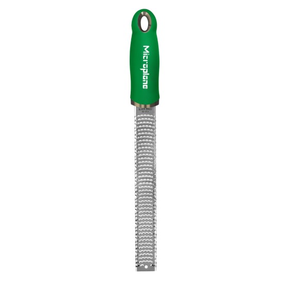 Klasszikus reszelő, sebészeti rozsdamentes acél, 32,5 cm, Fresh Basil Green - Microplane