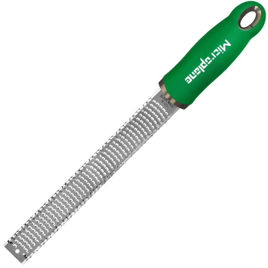 Klasszikus reszelő, sebészeti rozsdamentes acél, 32,5 cm, Fresh Basil Green - Microplane