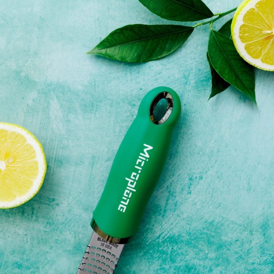 Klasszikus reszelő, sebészeti rozsdamentes acél, 32,5 cm, Fresh Basil Green - Microplane