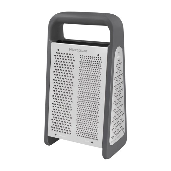 5 felületű univerzális reszelő, rozsdamentes acél, "PureCut", Dark Grey - Microplane