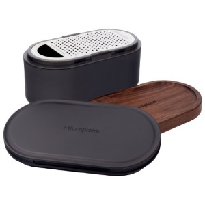 Reszelő tokkal és 2 fedővel, Dark Grey - Microplane