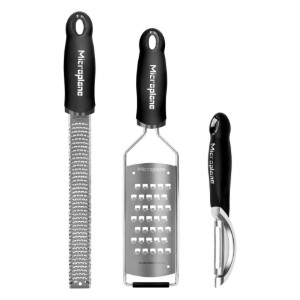 3 darabos „Gourmet” evőeszközkészlet, rozsdamentes acél - Microplane