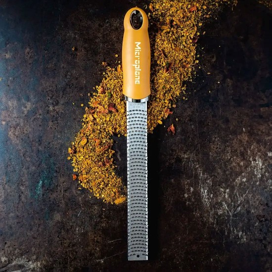Klasszikus reszelő, sebészeti rozsdamentes acél, 32,5 cm, Mustard Yellow - Microplane