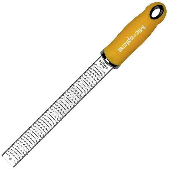Klasszikus reszelő, sebészeti rozsdamentes acél, 32,5 cm, Mustard Yellow - Microplane