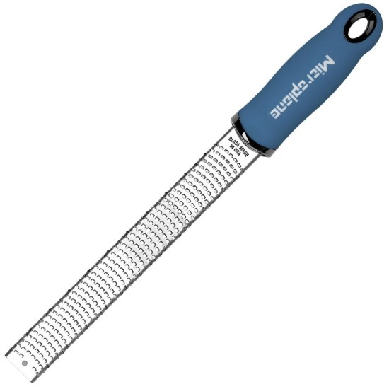 Klasszikus reszelő, sebészeti minőségű rozsdamentes acél, 32,5 cm, Denim Blue - Microplane