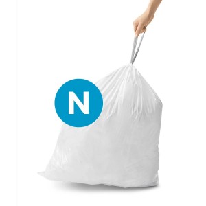 Szemeteszsák készlet, N kód, 45-50 l/ 60 db, műanyag - simplehuman