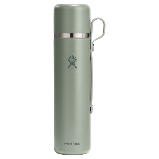 Rozsdamentes acél hőszigetelő palack, 1,06 L, "Hot Flask", Agave - Hydro Flask