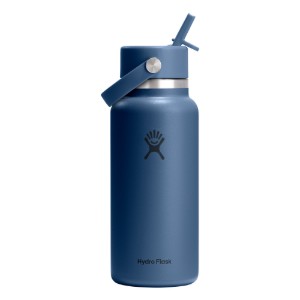 Hőszigetelő palack, rozsdamentes acél, 950ml, "Wide Straw", Harbor Blue - Hydro Flask